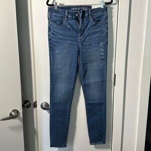NWT American Eagle Next Level High-Rise Jegging (Brilliant Blue) - Size 12 Long